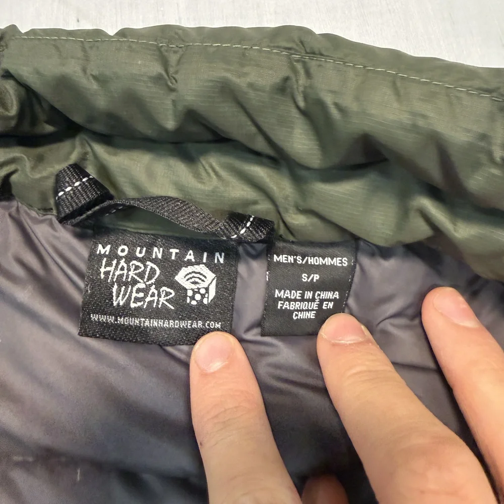 Mountain Hardwear puffer jacket Green Size S